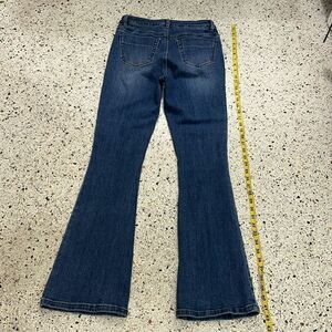 A Loves A high rise jeans denim dark boot cut 28 Dillards